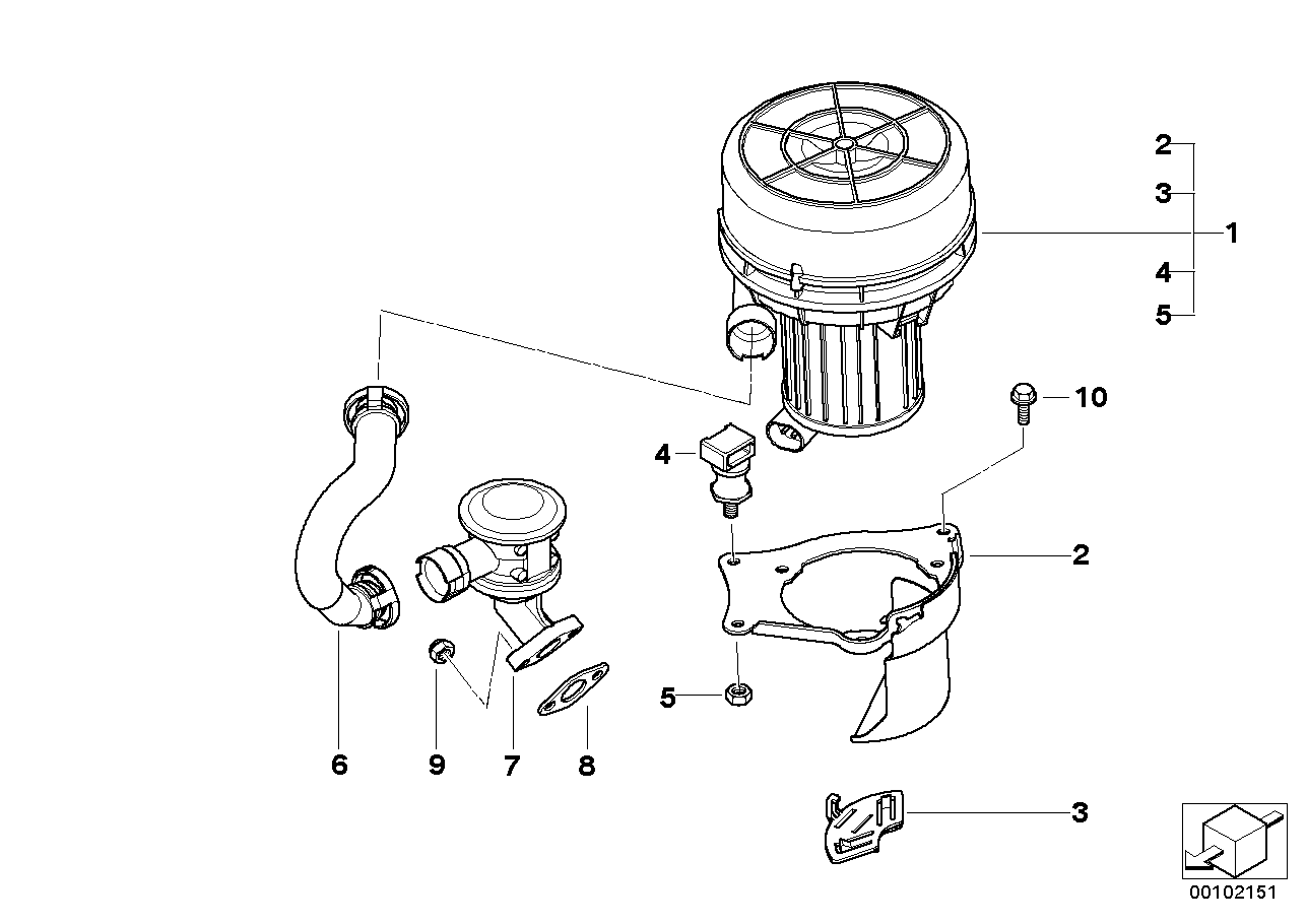 Emission control-air pump