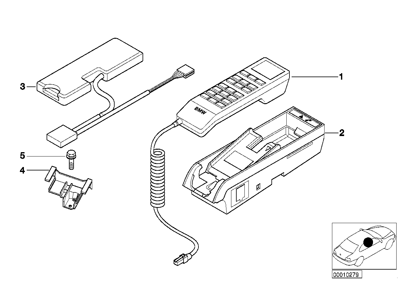 Pezzi singoli SA 629 console centrale