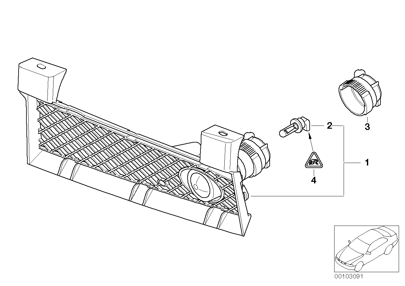 Противотуманная фара M Technic