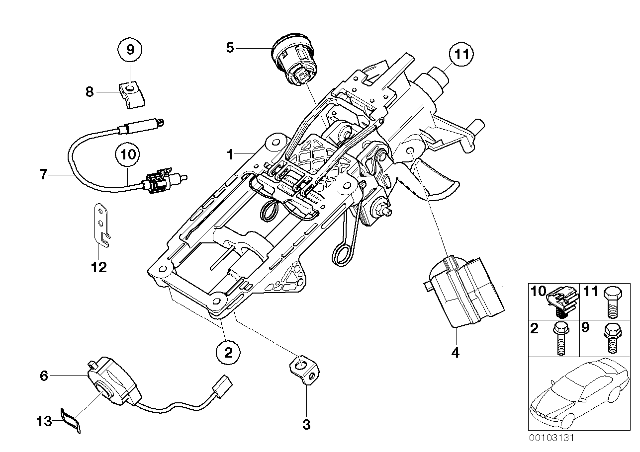 Steering column