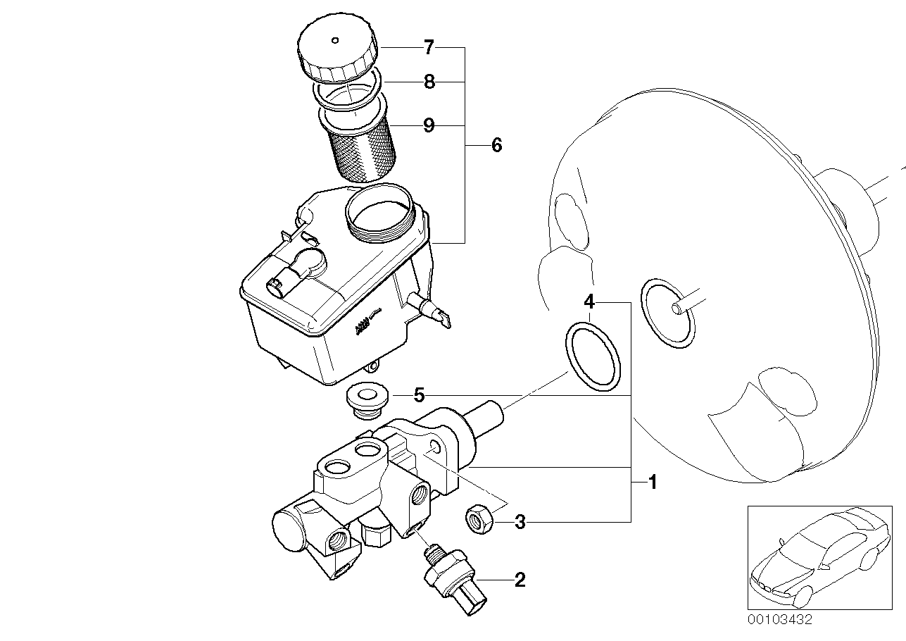 Brake master cylinder