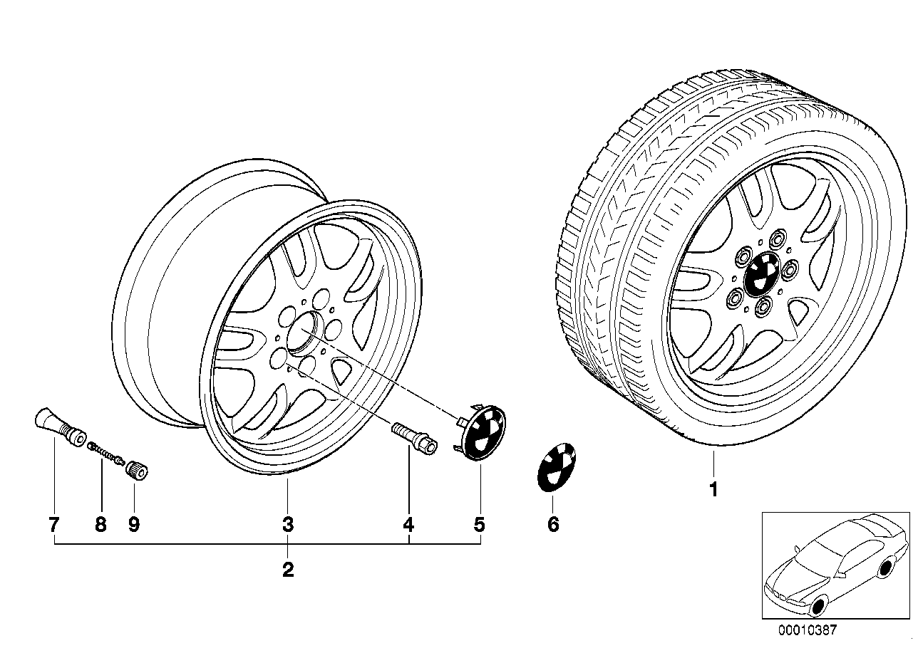 Jante à doubles rayons (Styl. 30)