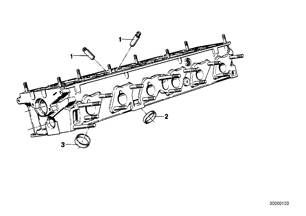 气缸盖安装件