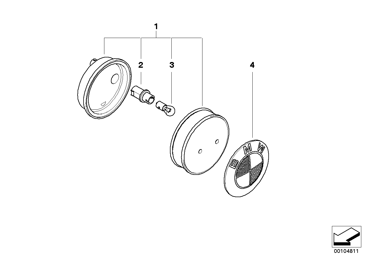 Additional turn indicator lamp