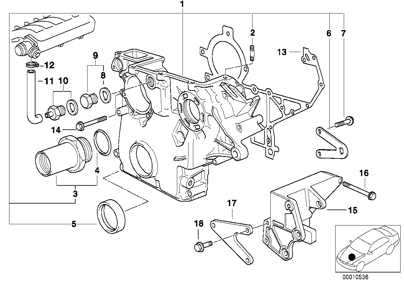 Kettenkastengehäuse