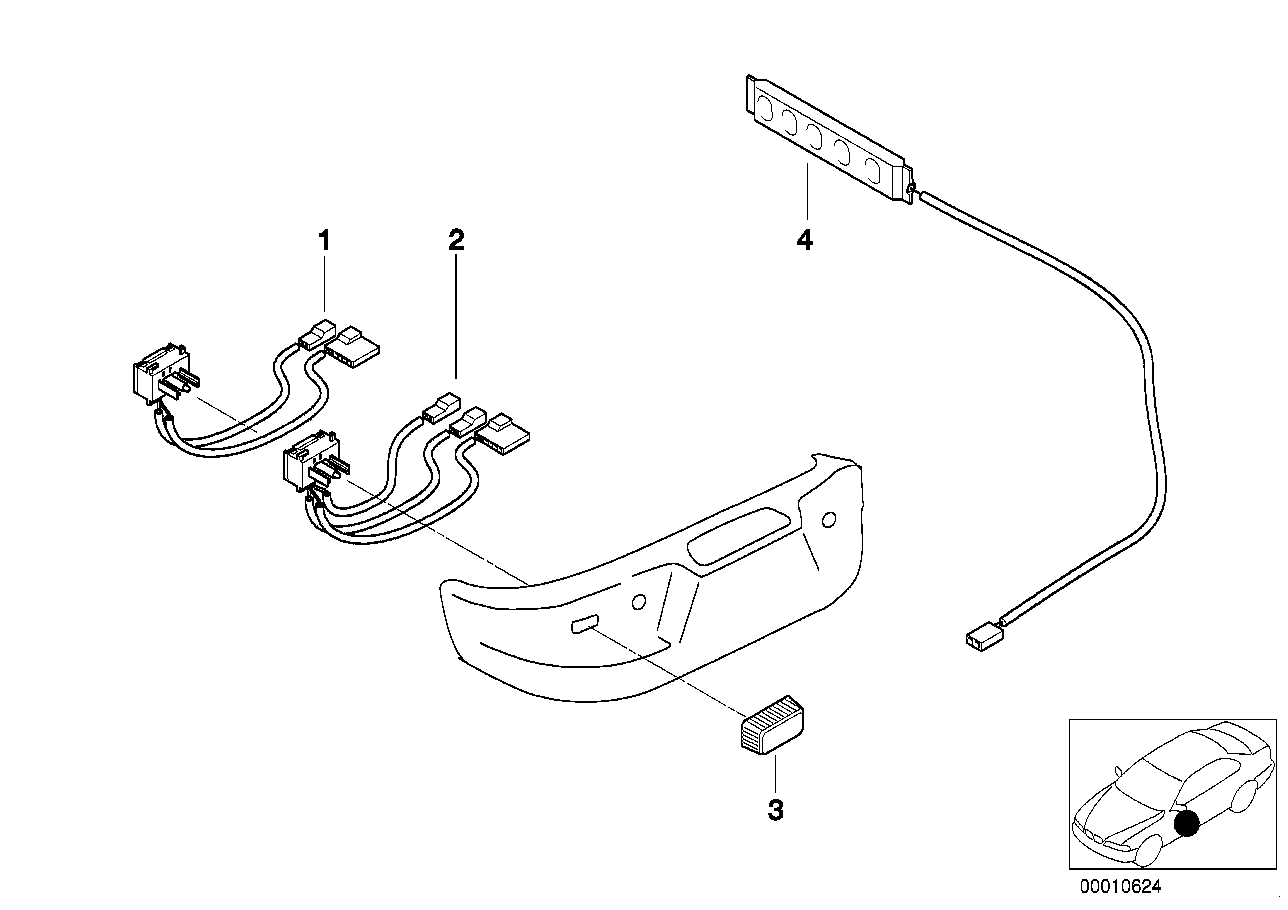 Interruttore regolazione di sedile