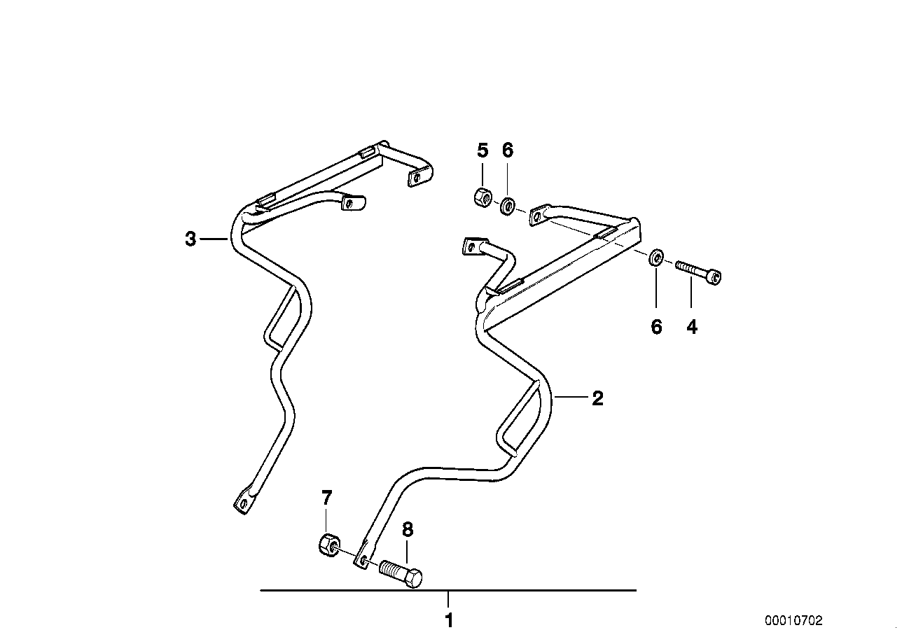 Kofferhalter/Anbauteile