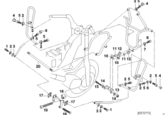 Mounting parts f protection bar