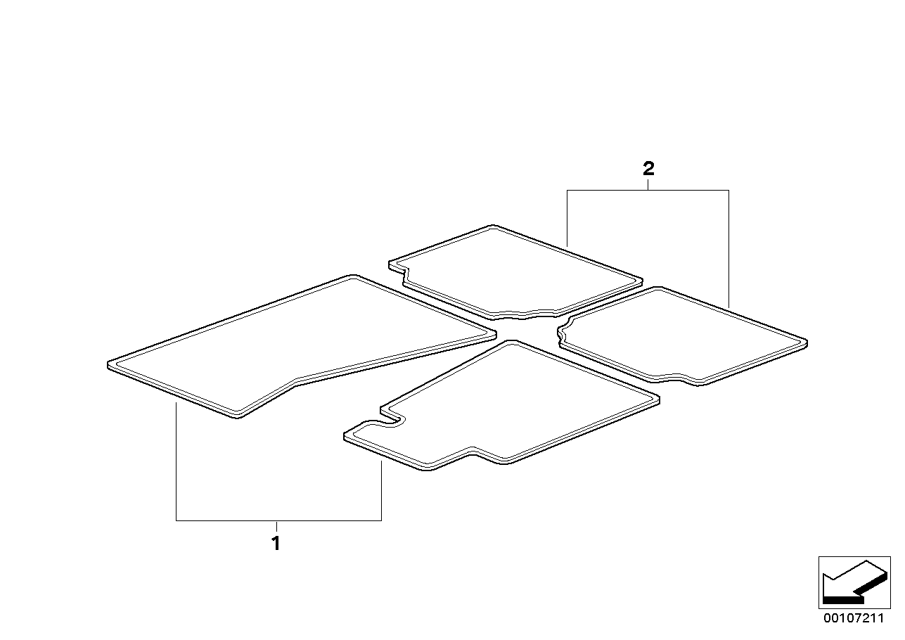 ラバー フロア マット