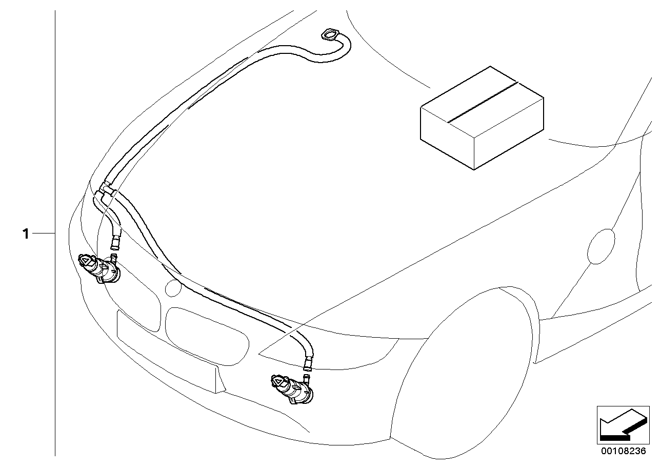 Retrofit kit, headlight cleaning system