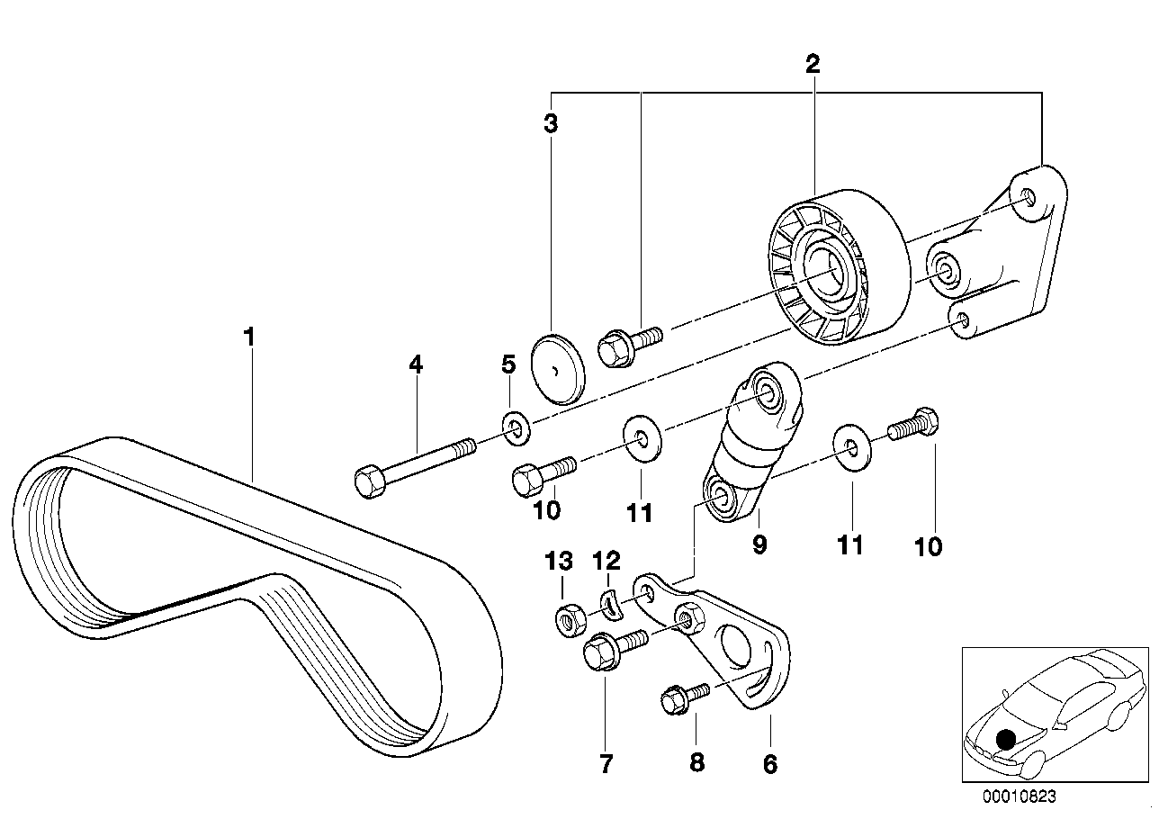 A/C コンプレッサー用ベルト