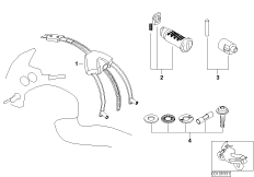 Helmspinne für Staufach