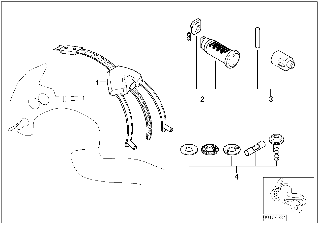 Helmet mount for stowage compartment