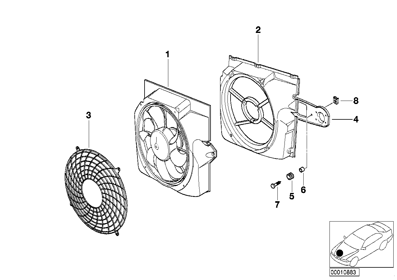 プレッシャー ファン/取付け部品