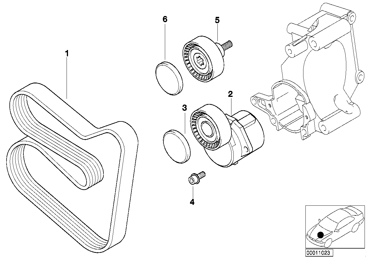 Belt Drive Water Pump/Alternator