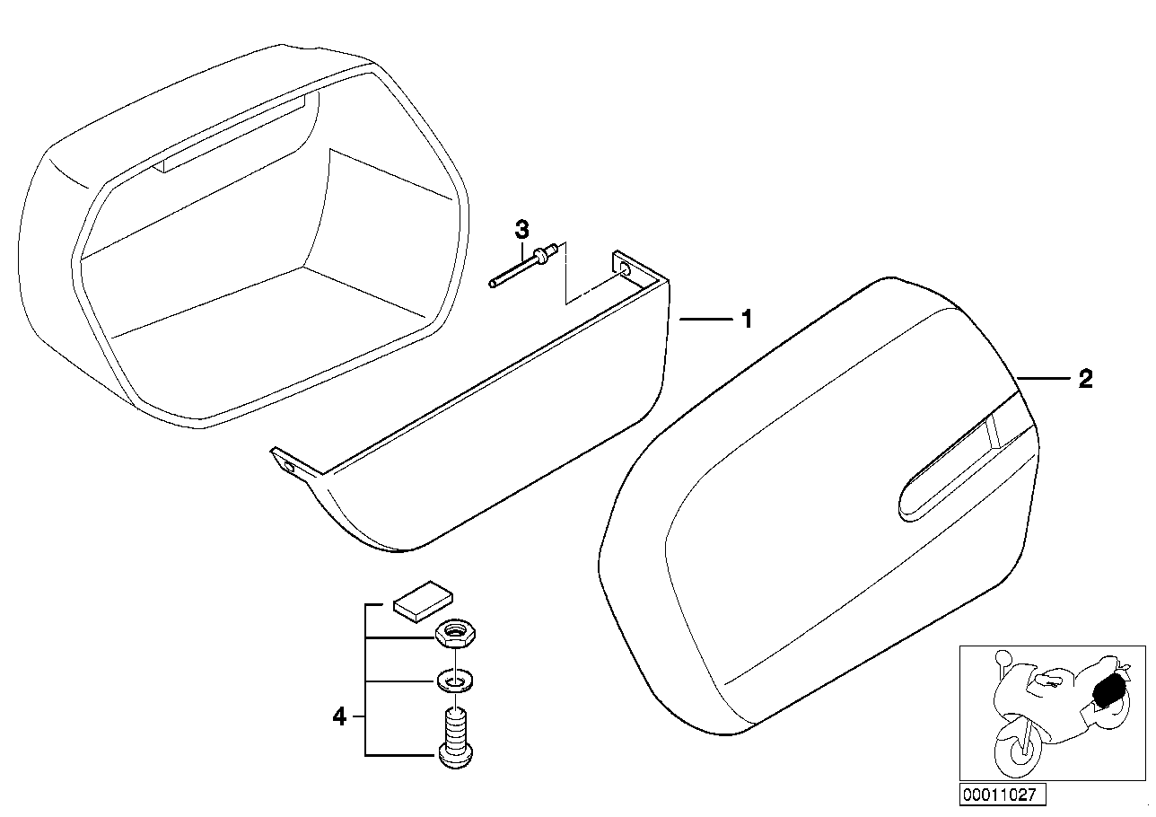 Крышка чемодана City System