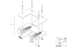 Topcase locking mechanism