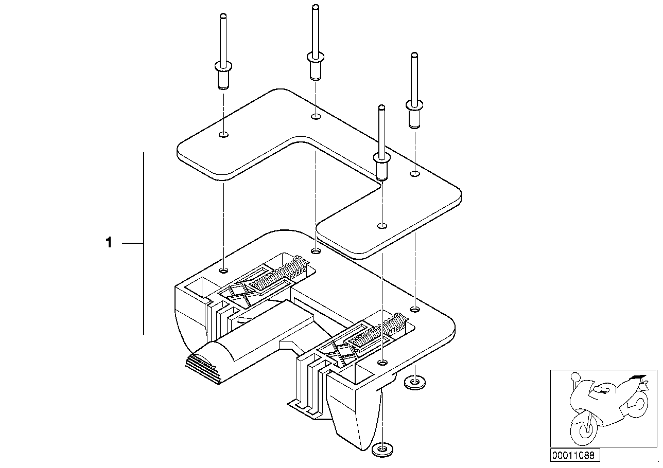 Bloccaggio di top-case