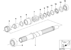 Gearbox drive shaft