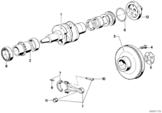 Crankshaft/Connecting rod/Mounting parts