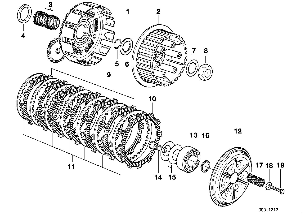 Koppling - delar