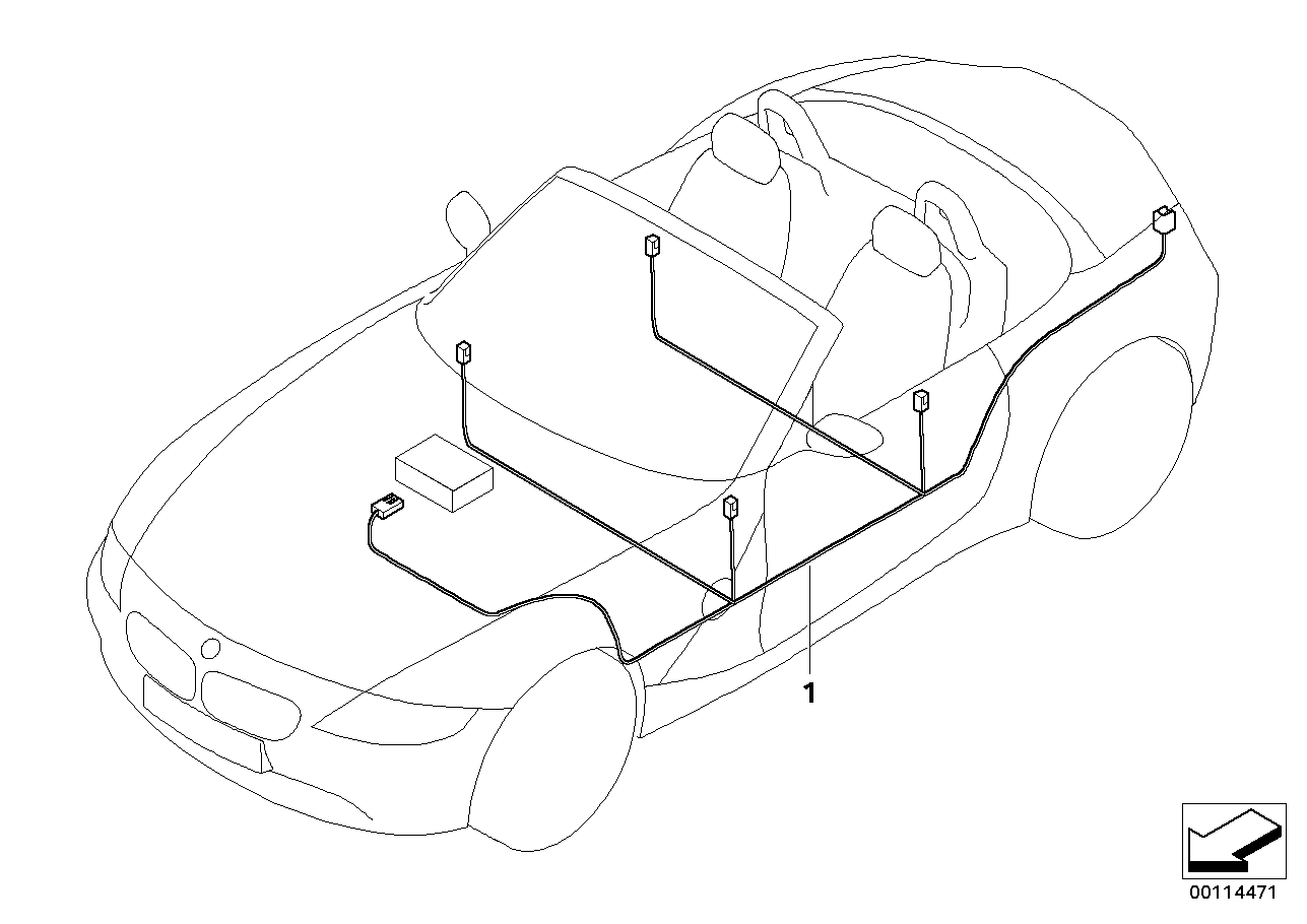 Audio wiring harness