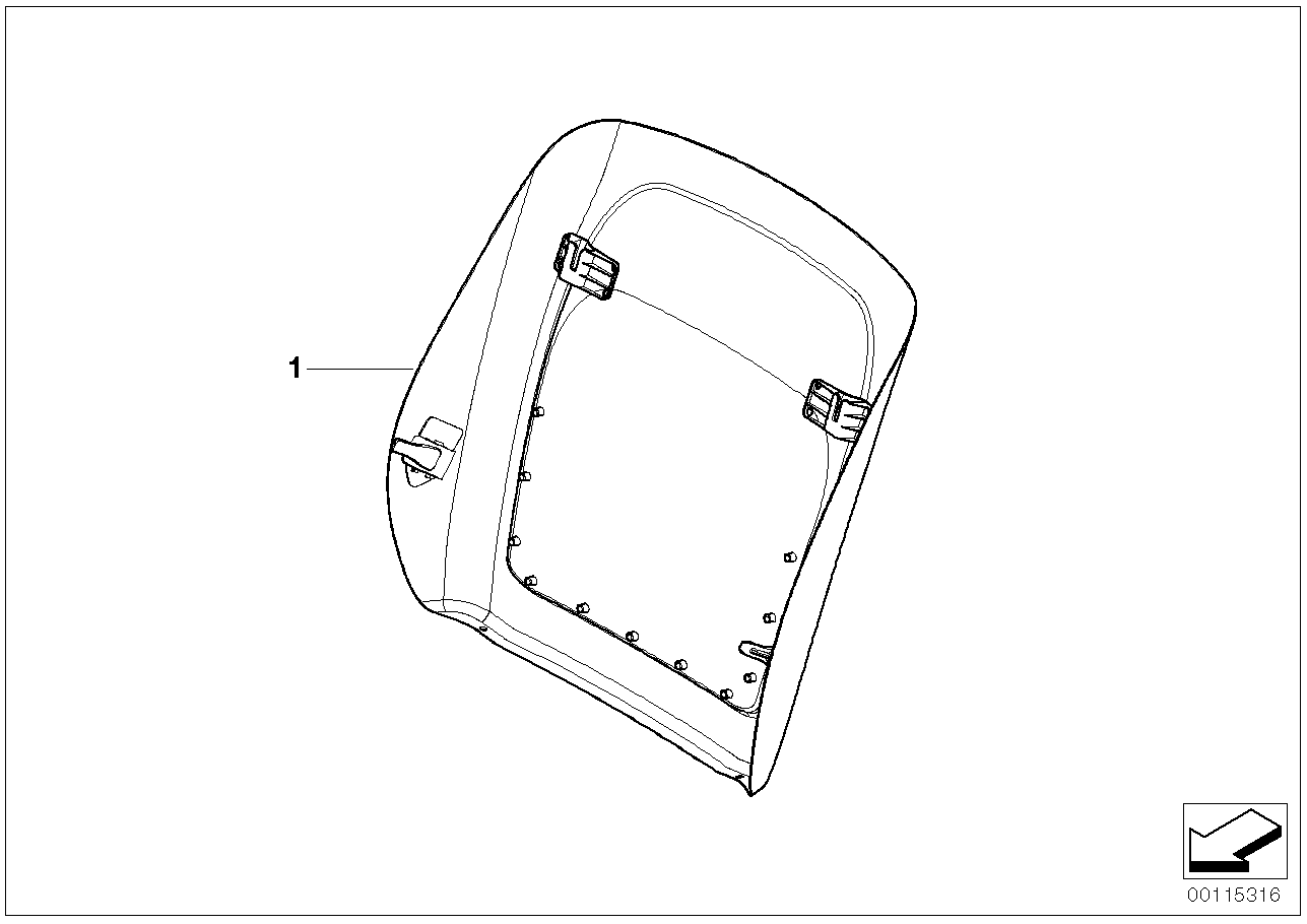 Individual baksida sportstol läder