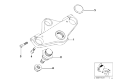 Upper fork cross brace