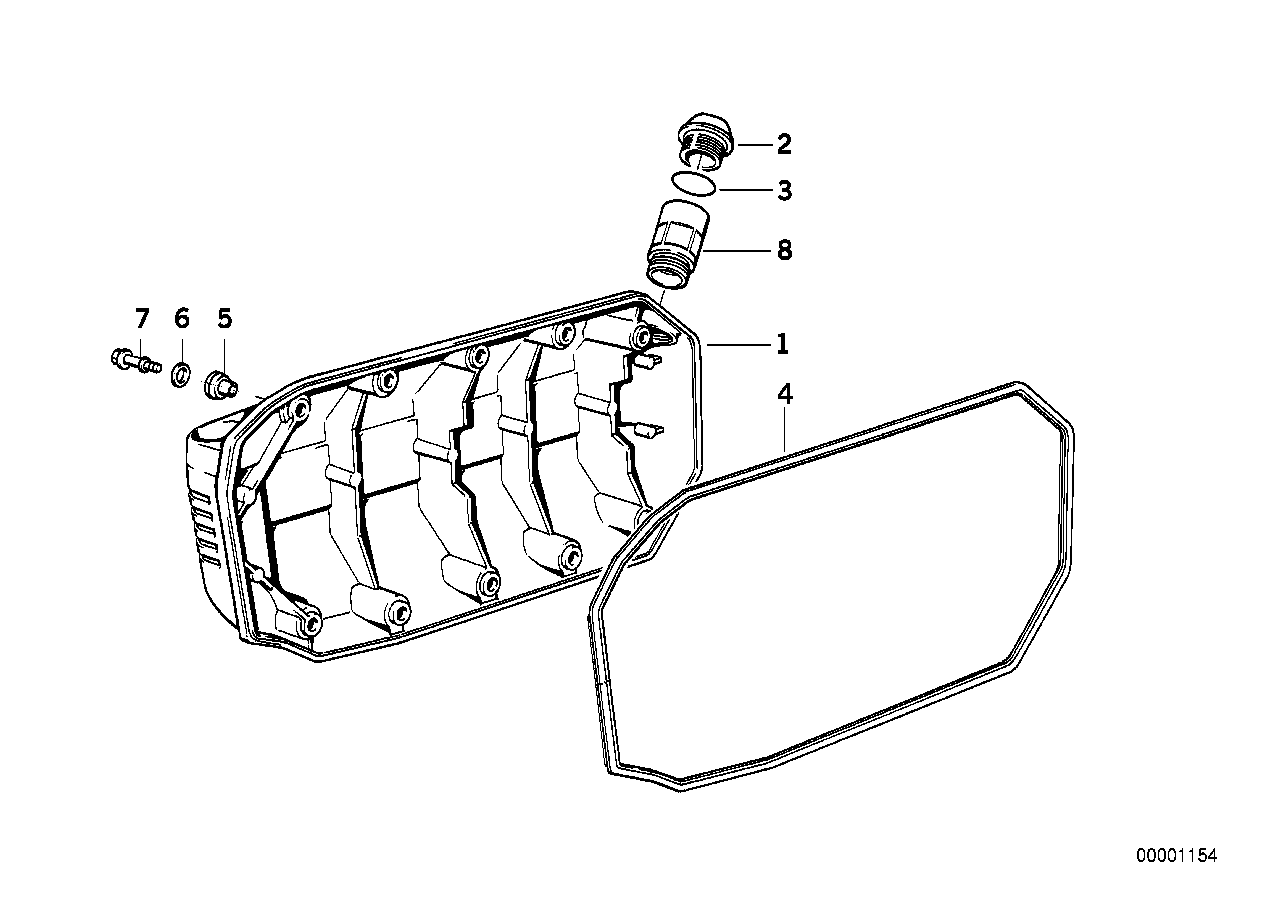 Tapa del carter ciguenal