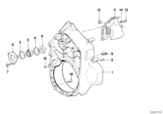 Intermediate housing/alternator cover