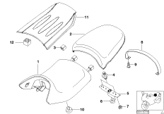 Selle et pièces de banquette