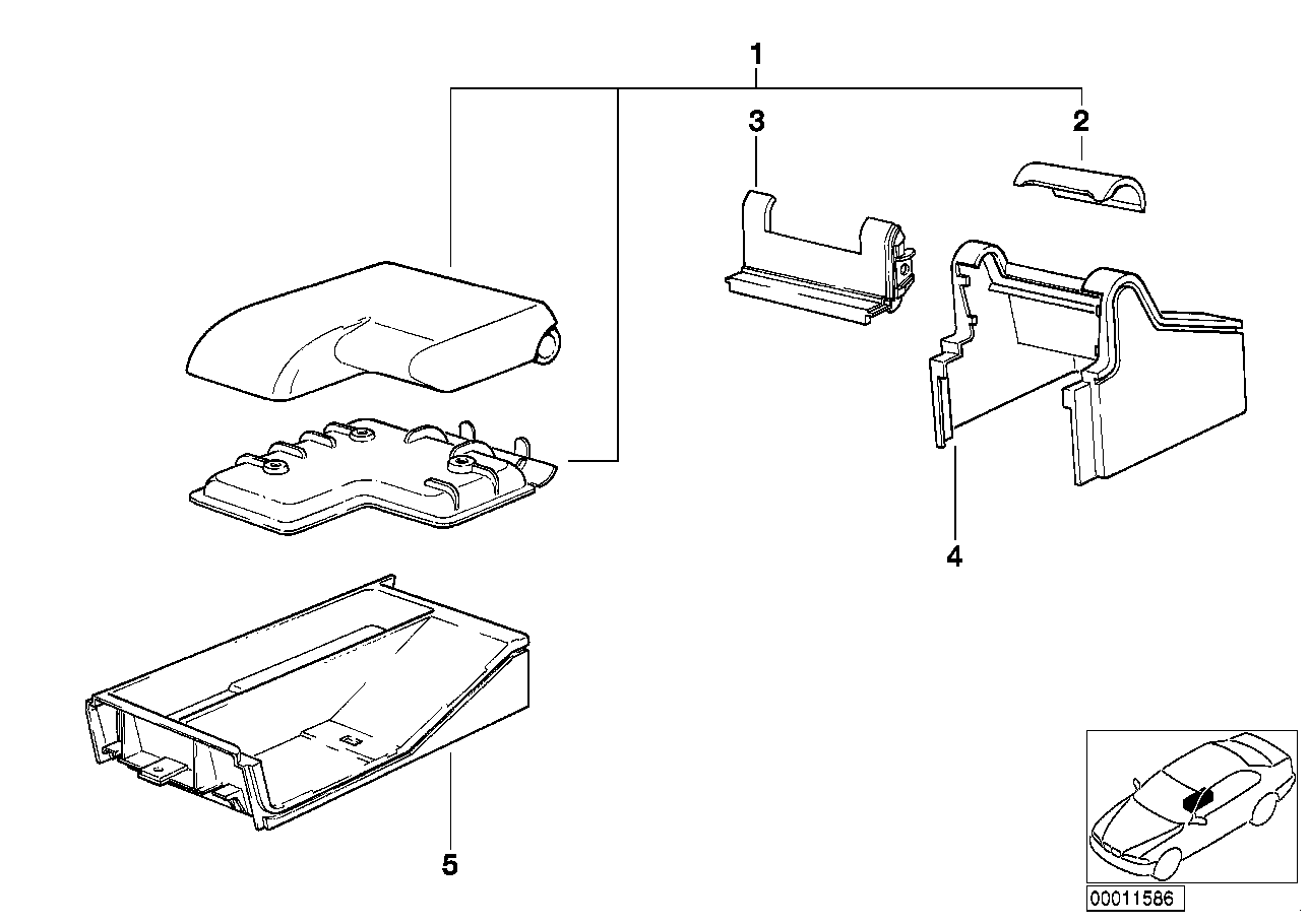 Individual armstöd, läder Nappa fram