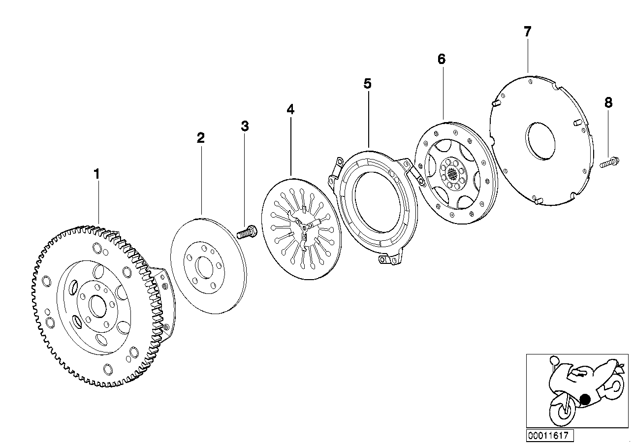 Embrague - piezas adicionales