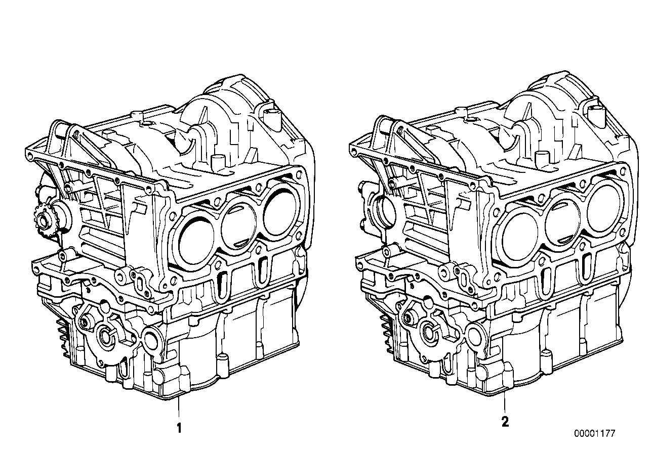 Motor/vevhus med kolv