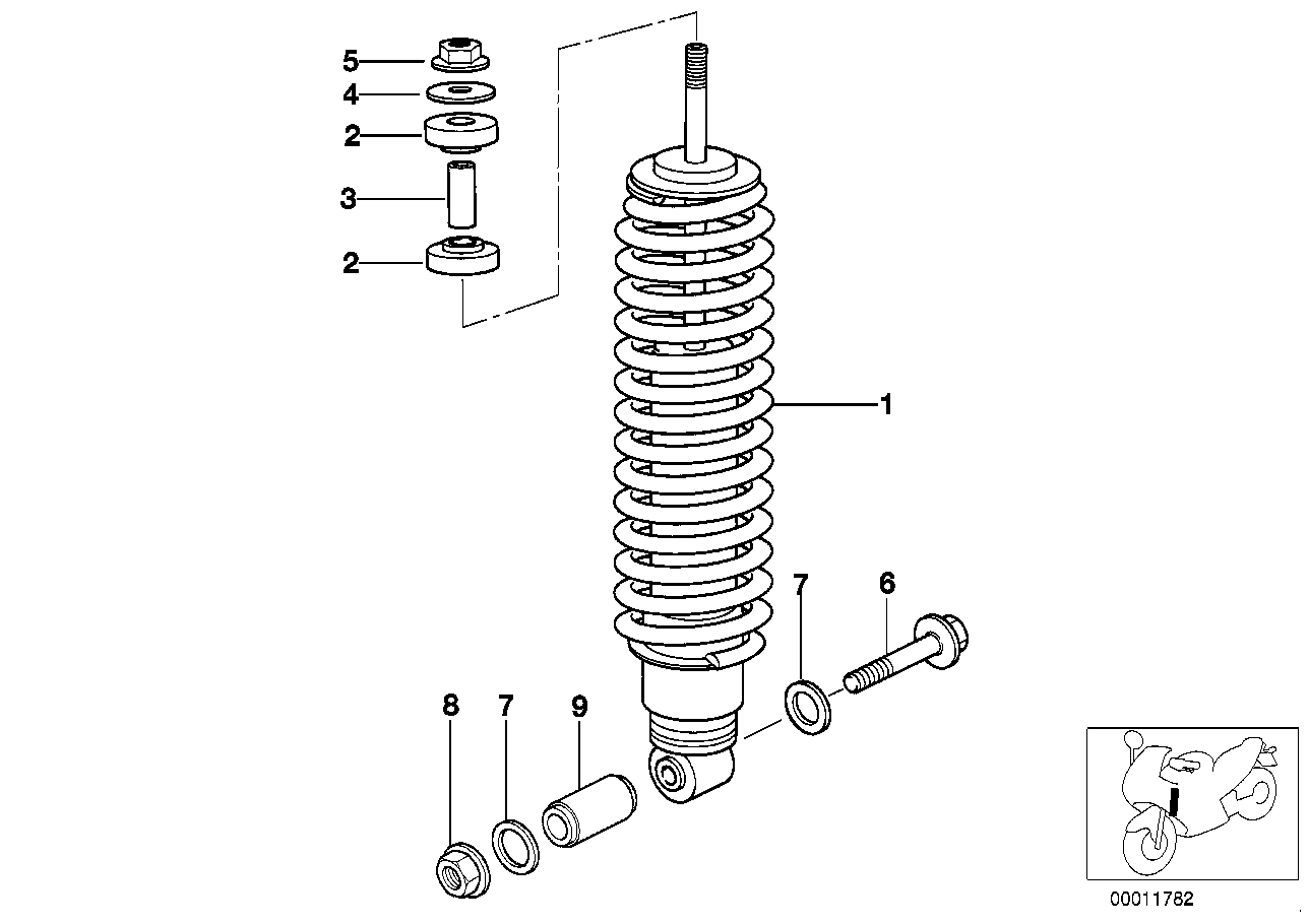 Federbein vorn