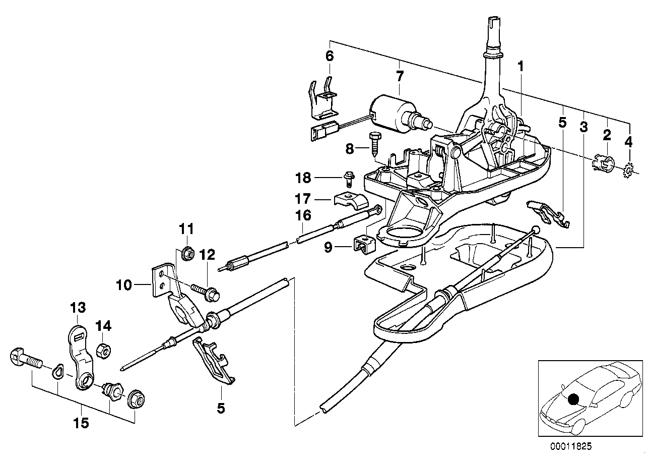 Schaltung Interlock Automatikgetriebe