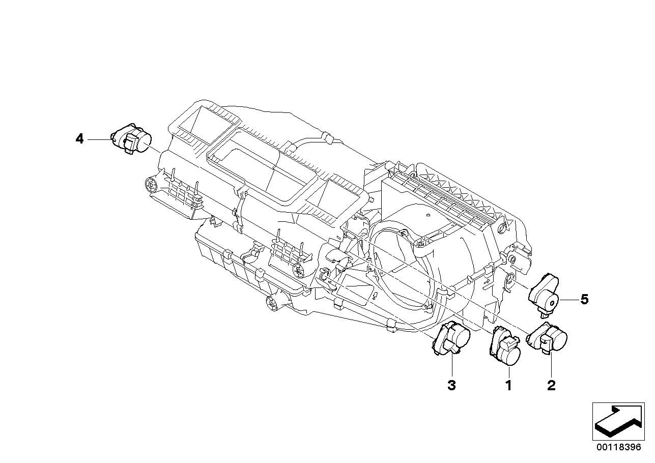 Actuator for automatic air condition