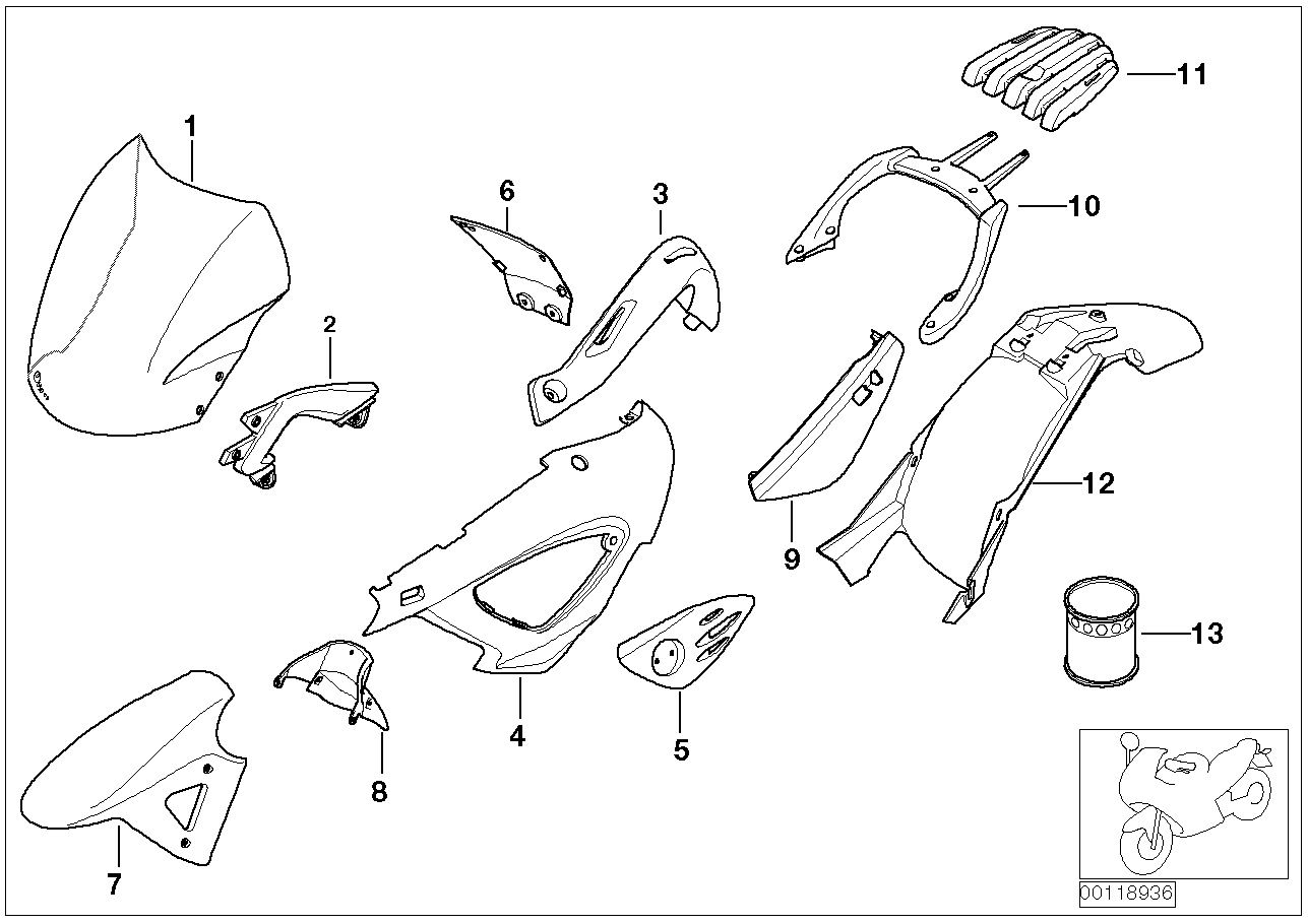 Pièces peintes U810 belugablau