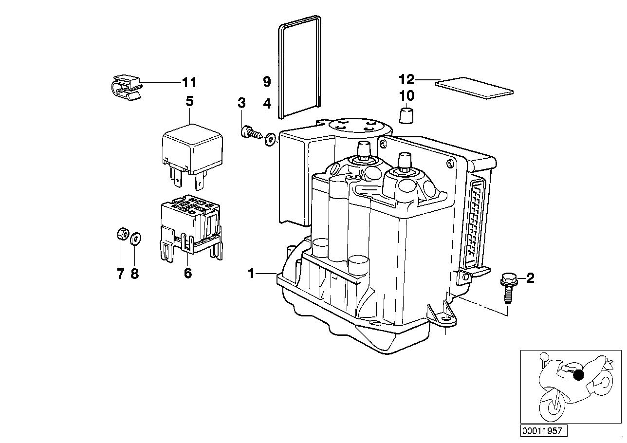 Modulátor tlaku ABS