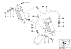 Ölkühler/Ölkühlerleitung