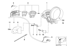 Dashboard mounting parts