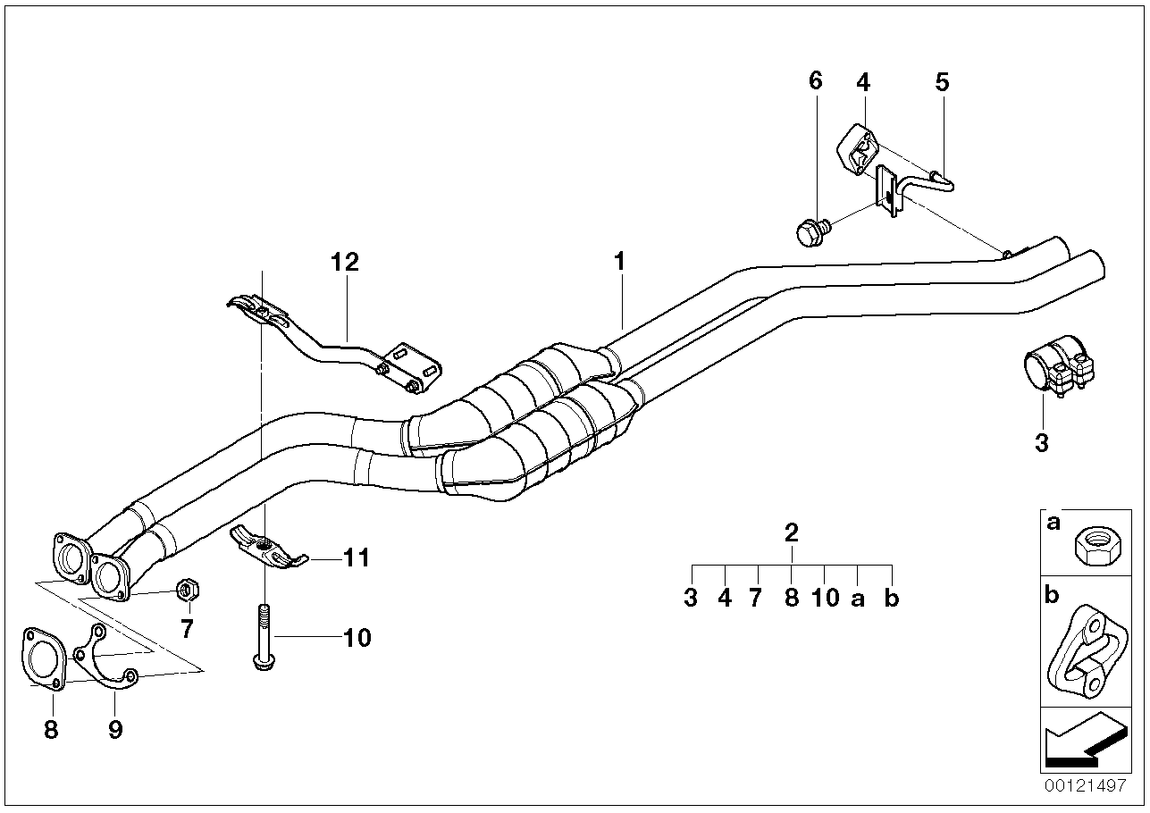 Katalysator/Vorschalldämpfer