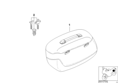 座垫工具盒 37l