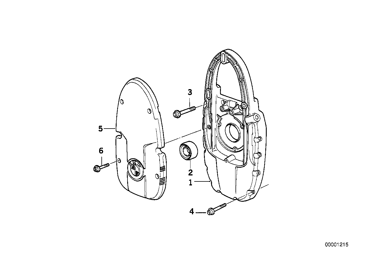 Coperchio ant./Supp. coperchio generator