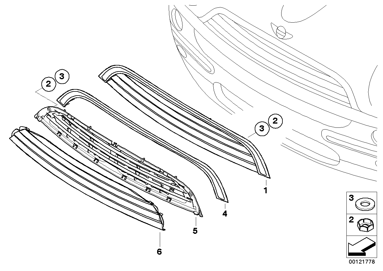 Äussere Blenden / Ziergitter