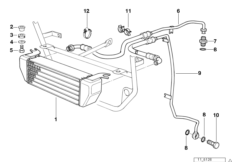 Ölkühler/Ölkühlerleitung