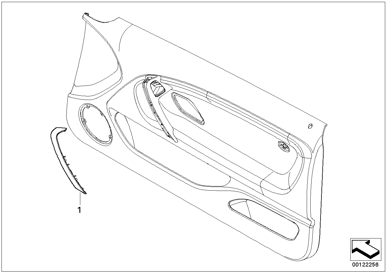 Накладка ручки двери Individual