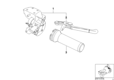 Handbrake control assembly