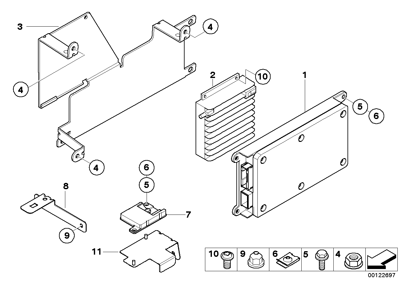 Single parts SA 633, trunk