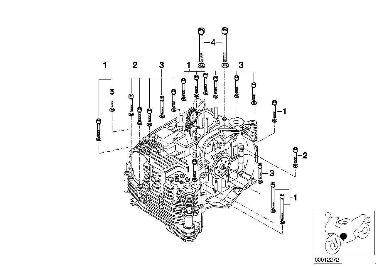 mounting point crankcase left